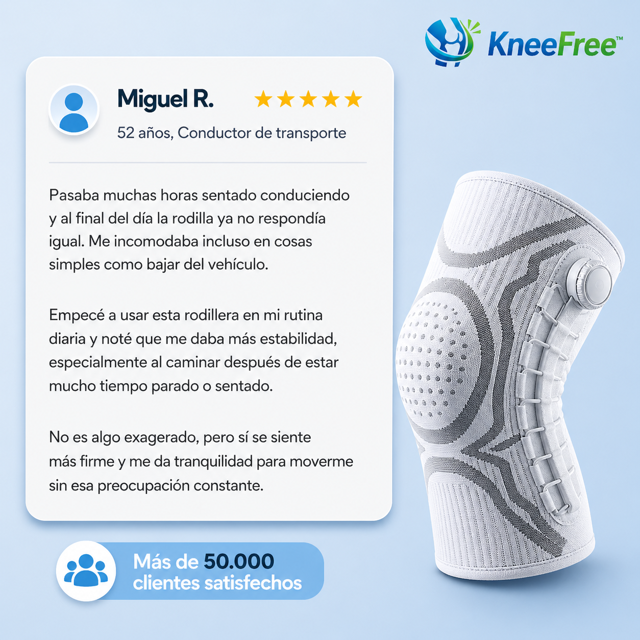 KneeFree™ Rodillera de Compresión [Alivio Real]